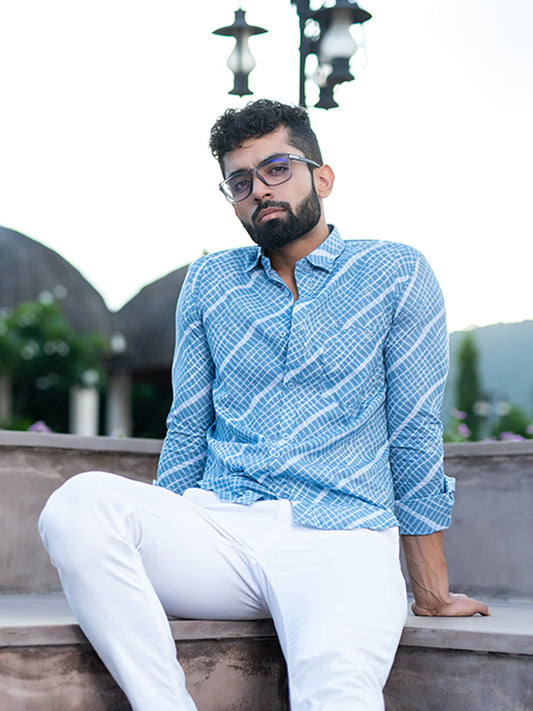 Averio Leheriya Printed Relaxed Fit Everyday Men's Shirt - Multiple Colors Available