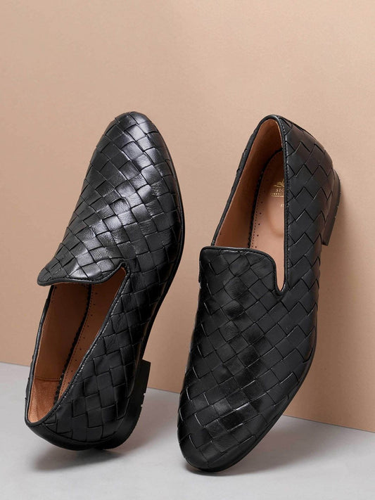 Ascot Textured Leather Slip-On Shoes - Multiple Colors Available
