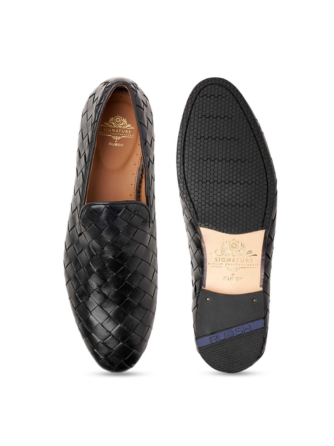 Ascot Textured Leather Slip-On Shoes - Multiple Colors Available
