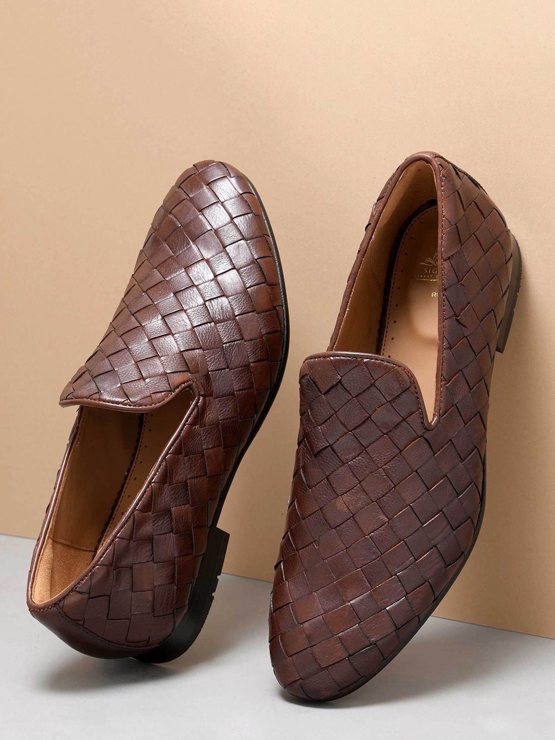 Ascot Textured Leather Slip-On Shoes - Multiple Colors Available