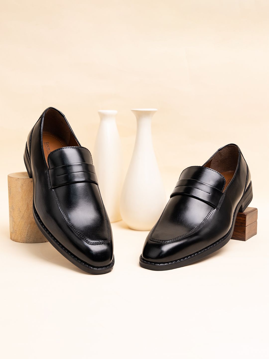 Monarch Leather Handcrafted Dual Tone Slip-On Shoes - Multiple Colors Available
