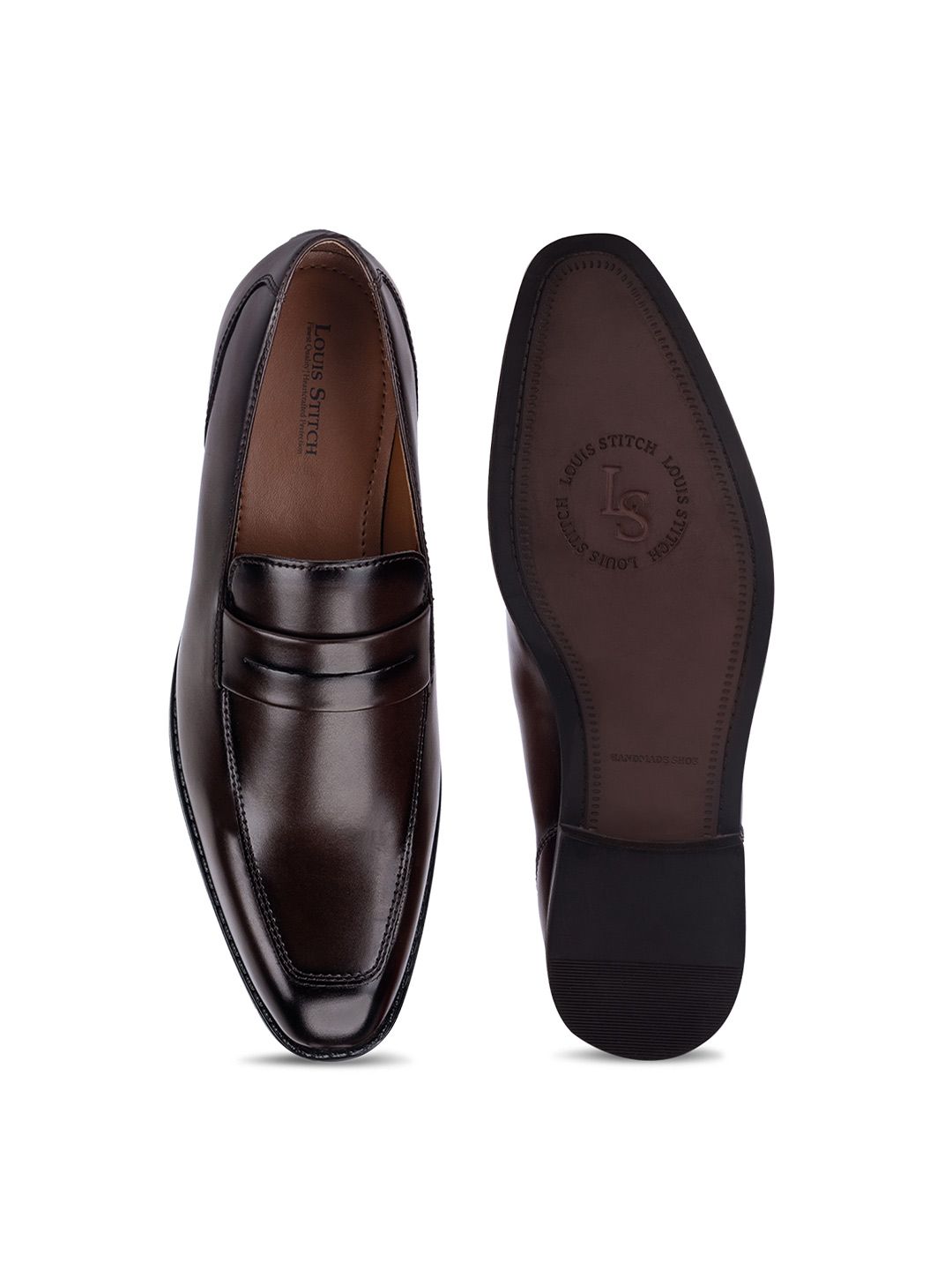 Monarch Leather Handcrafted Dual Tone Slip-On Shoes - Multiple Colors Available