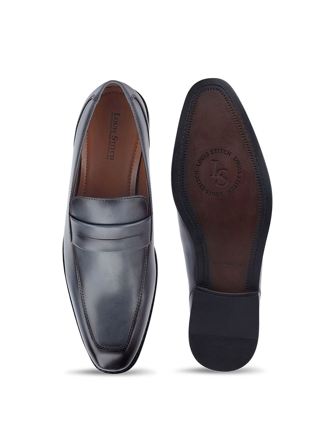 Monarch Leather Handcrafted Dual Tone Slip-On Shoes - Multiple Colors Available