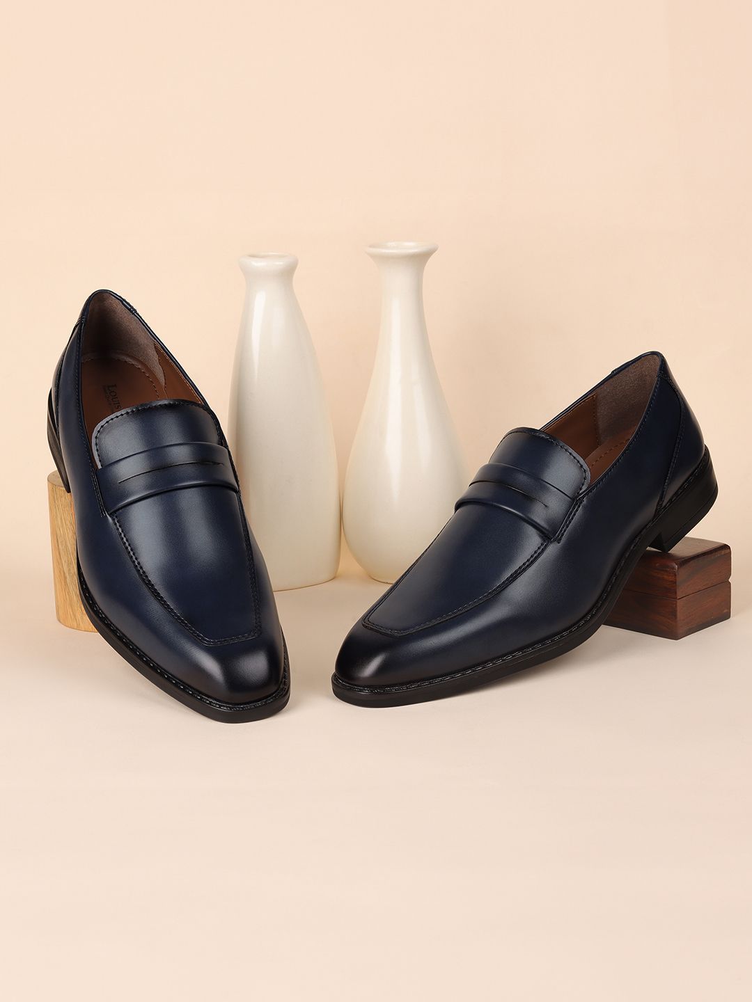 Monarch Leather Handcrafted Dual Tone Slip-On Shoes - Multiple Colors Available