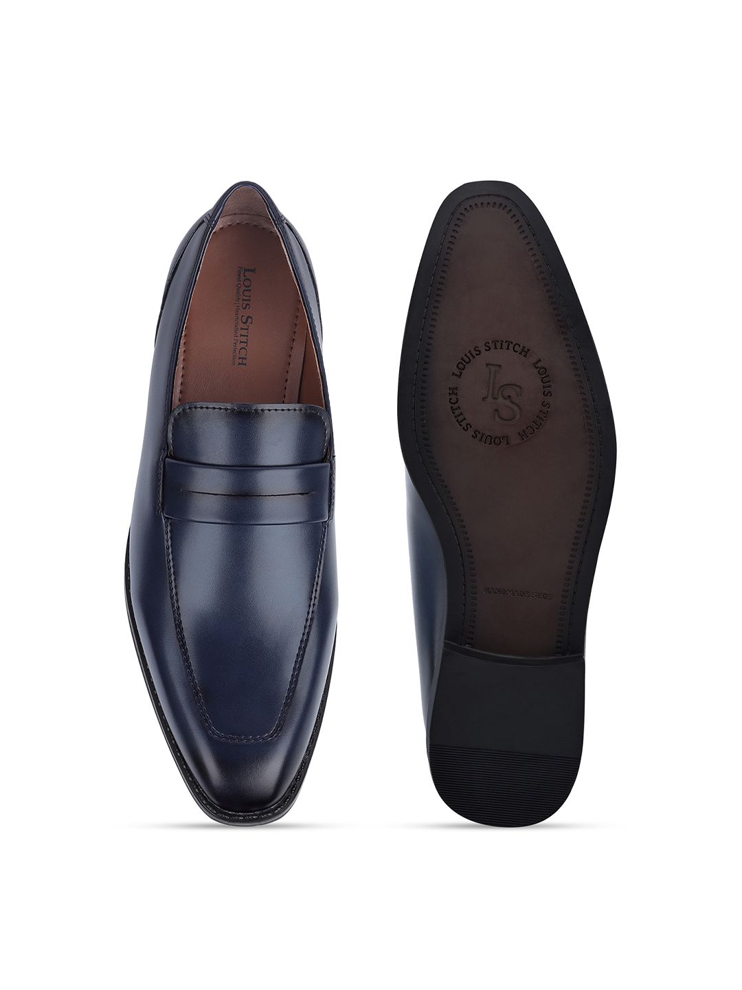 Monarch Leather Handcrafted Dual Tone Slip-On Shoes - Multiple Colors Available