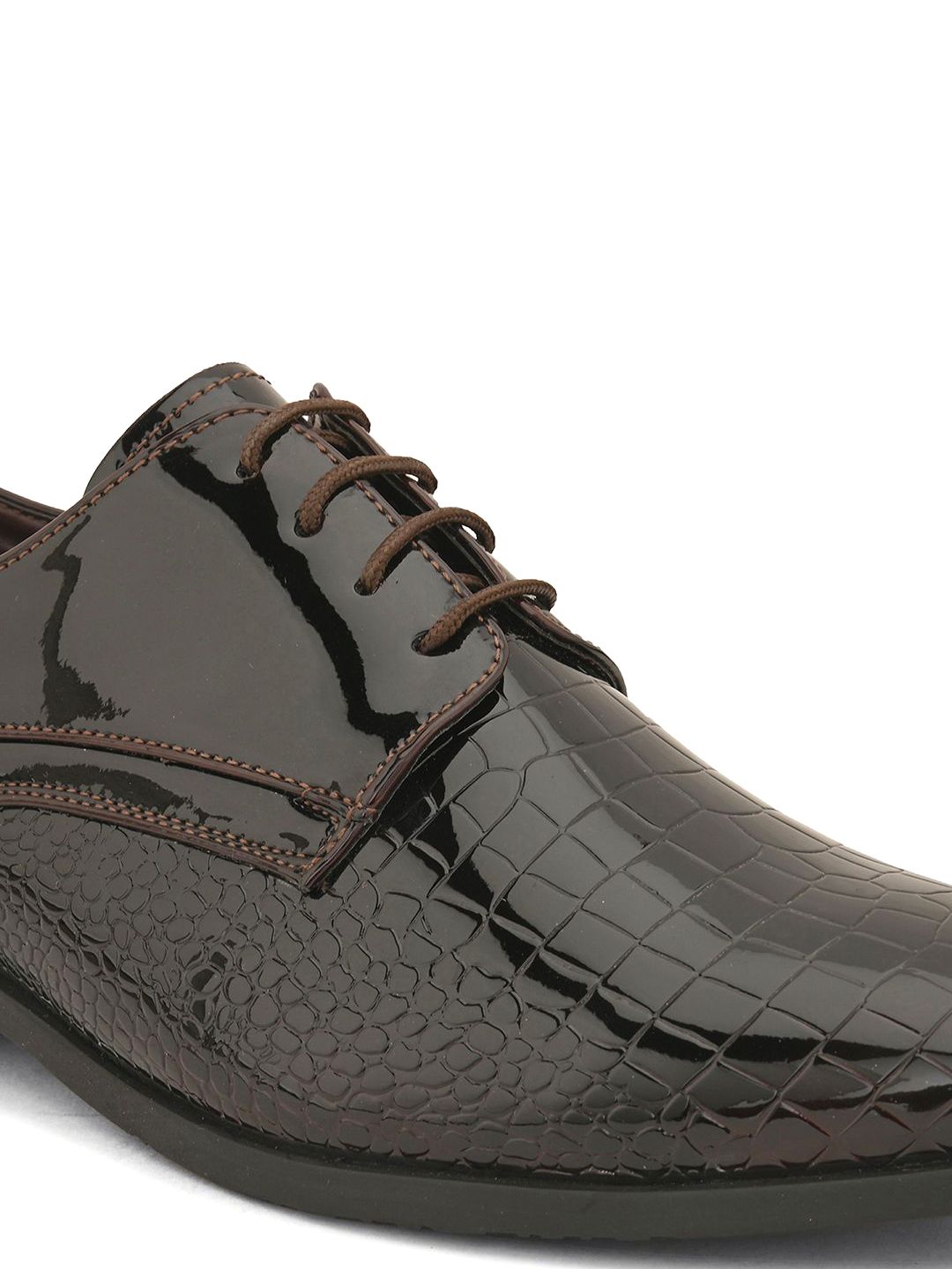 Barrister Patent Leather Derby Formal Shoes - Multiple Colors Available