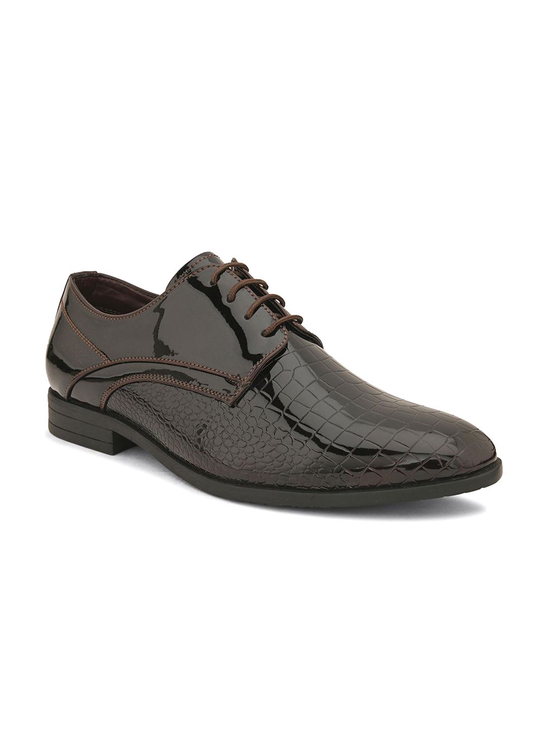 Barrister Patent Leather Derby Formal Shoes - Multiple Colors Available