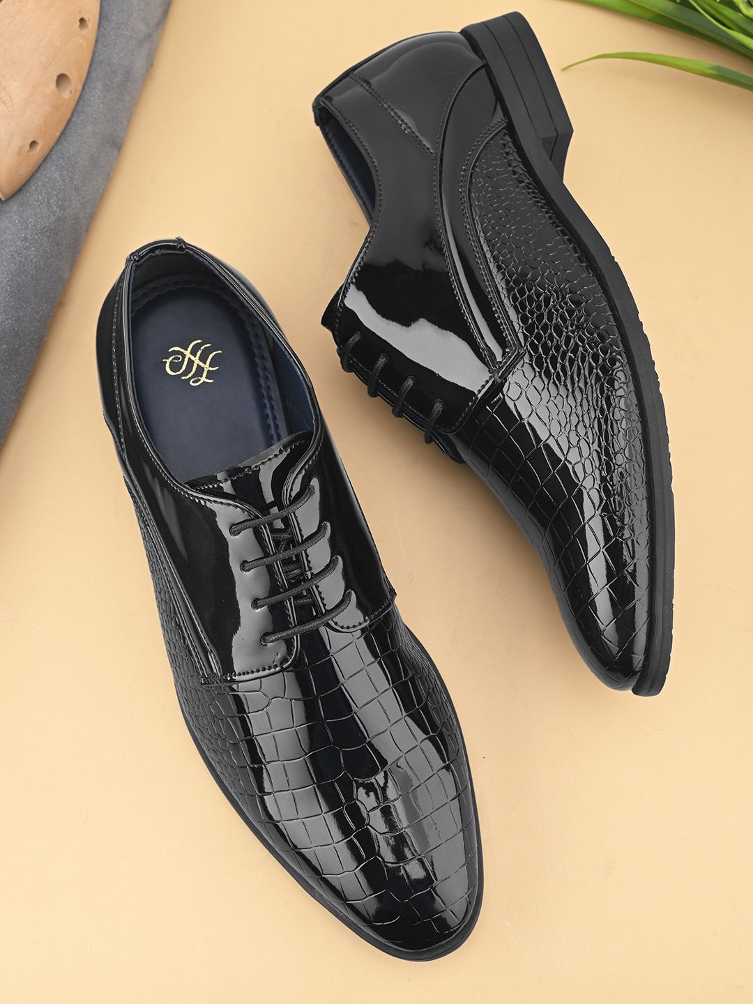 Barrister Patent Leather Derby Formal Shoes - Multiple Colors Available
