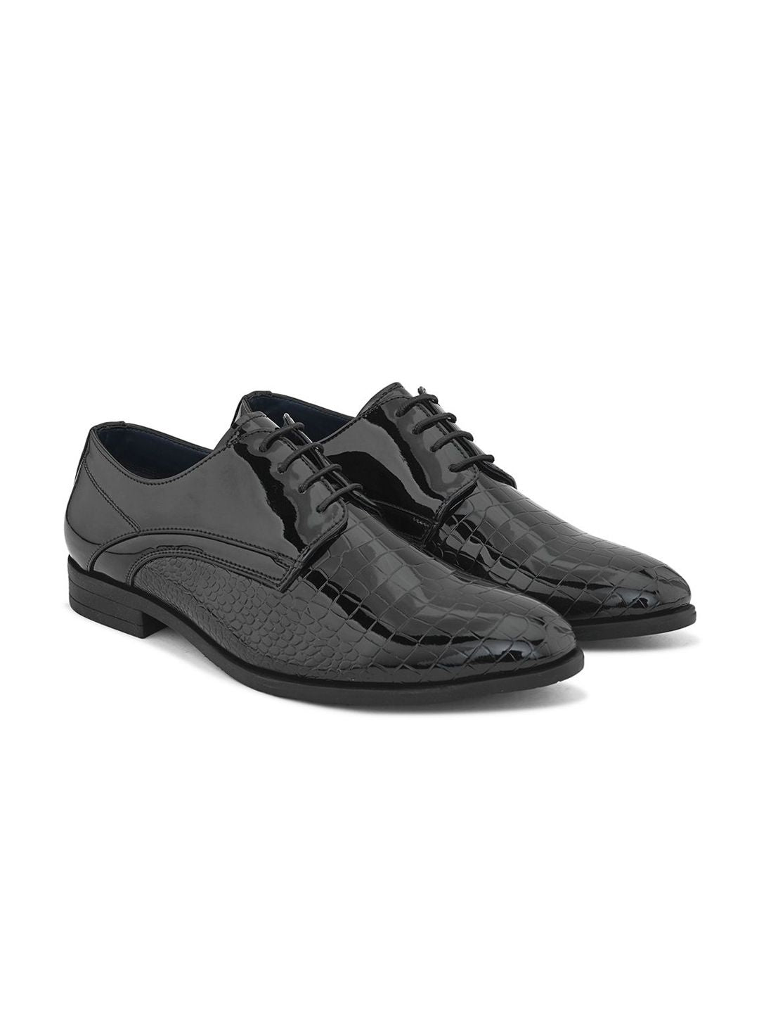 Barrister Patent Leather Derby Formal Shoes - Multiple Colors Available