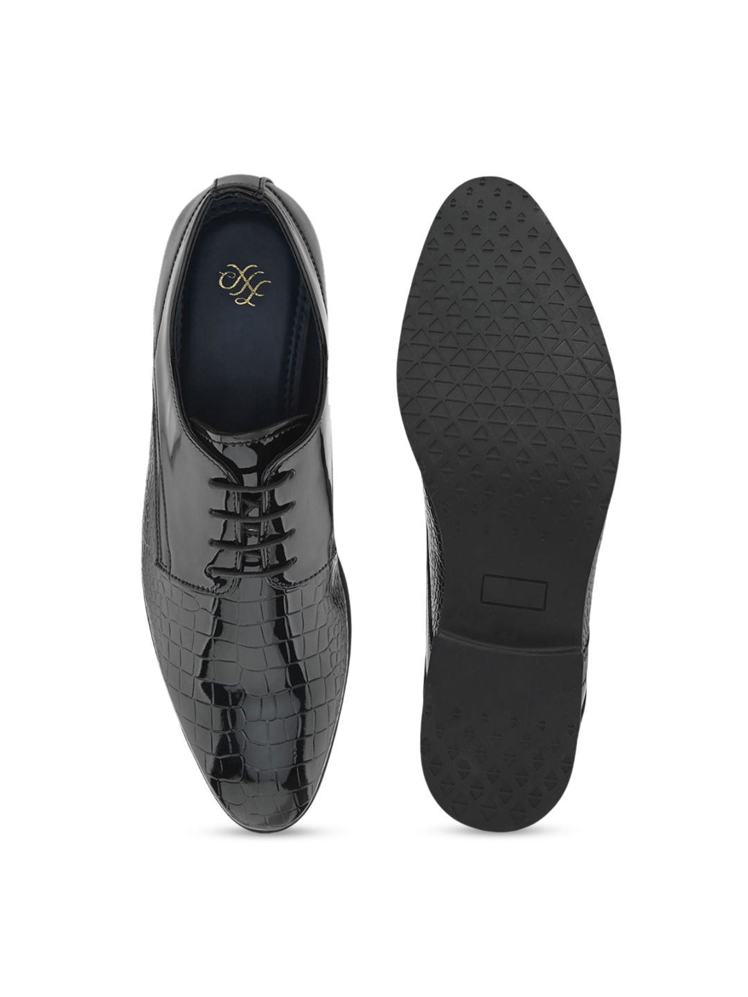 Barrister Patent Leather Derby Formal Shoes - Multiple Colors Available