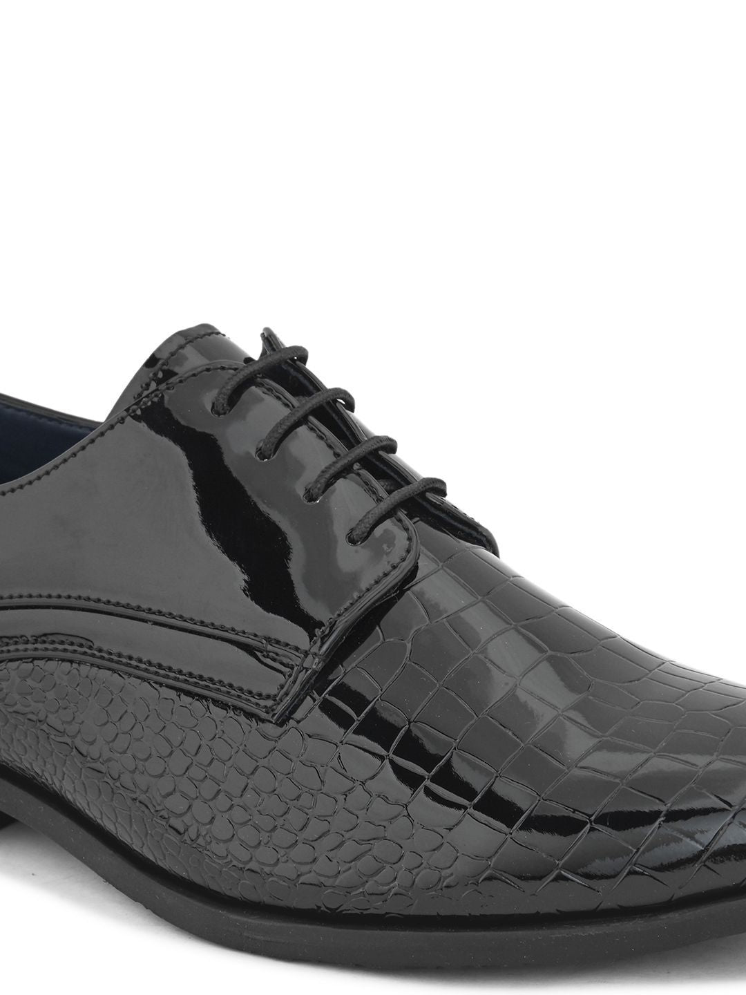Barrister Patent Leather Derby Formal Shoes - Multiple Colors Available