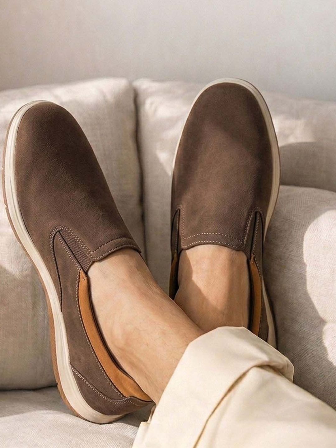 Venture Nubuck Leather Lightweight Loafers - Multiple Colors Available