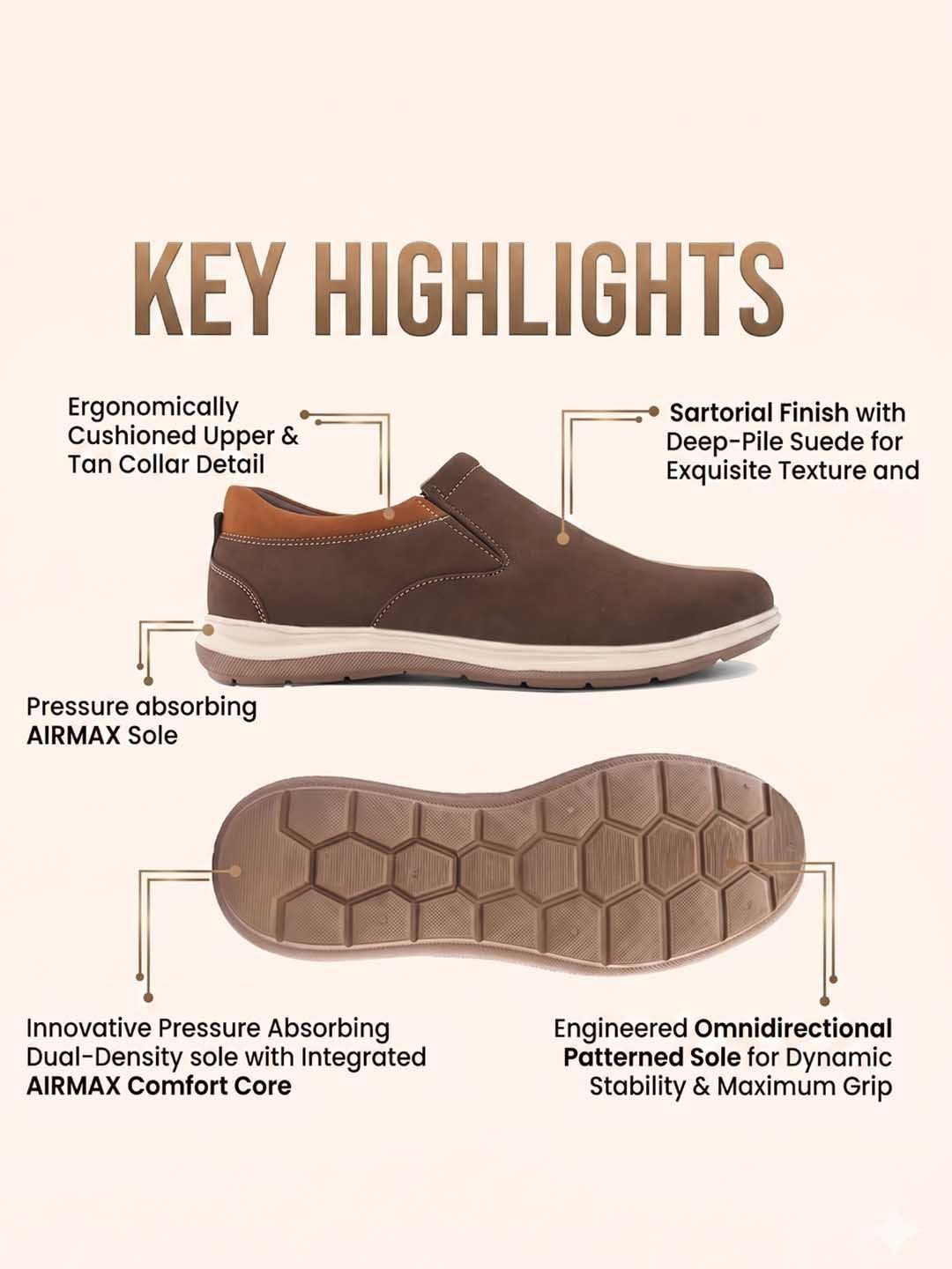 Venture Nubuck Leather Lightweight Loafers - Multiple Colors Available