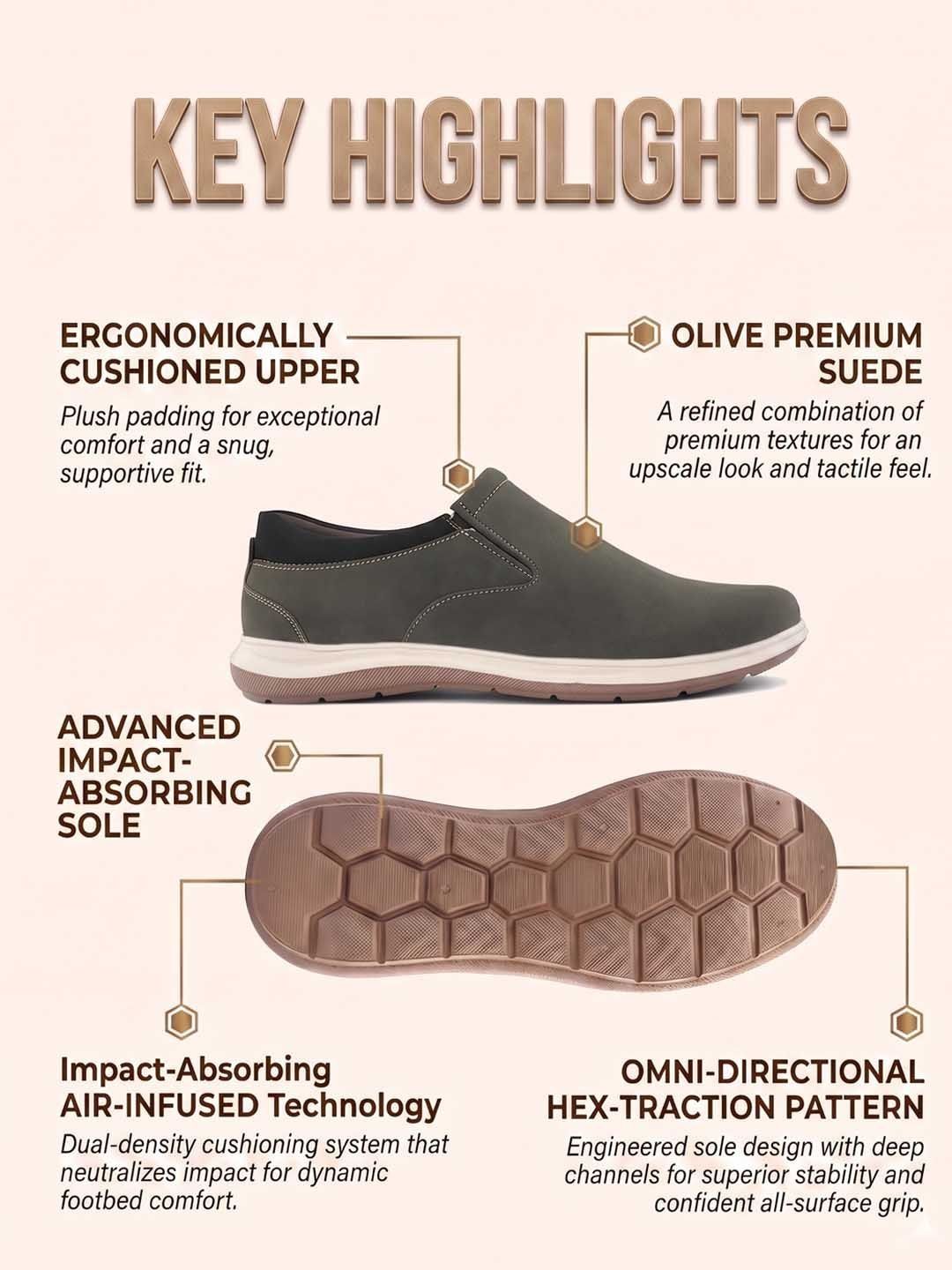 Venture Nubuck Leather Lightweight Loafers - Multiple Colors Available