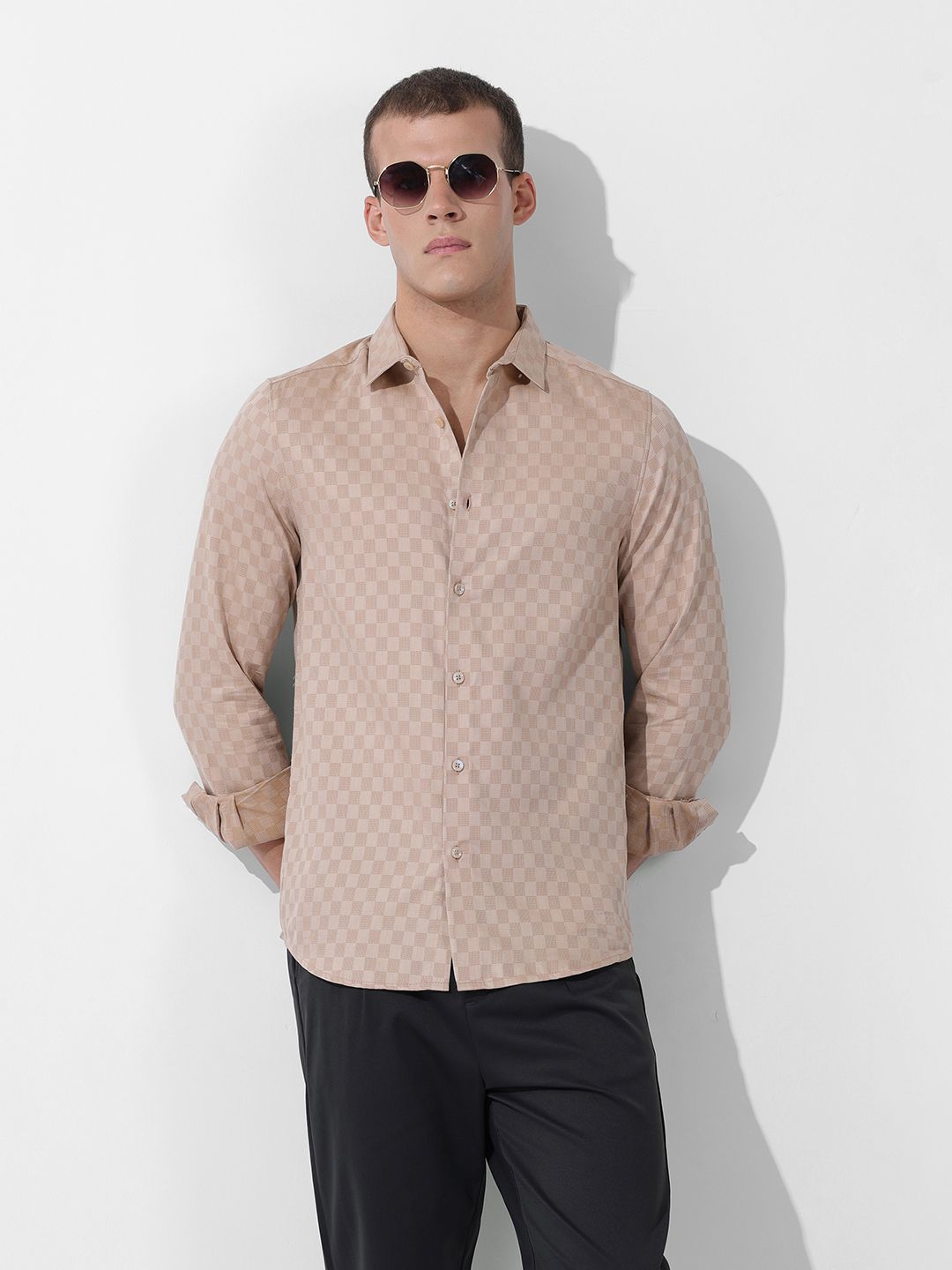 Verona Slim Fit Textured Casual/Formal Shirt - Multiple Colors