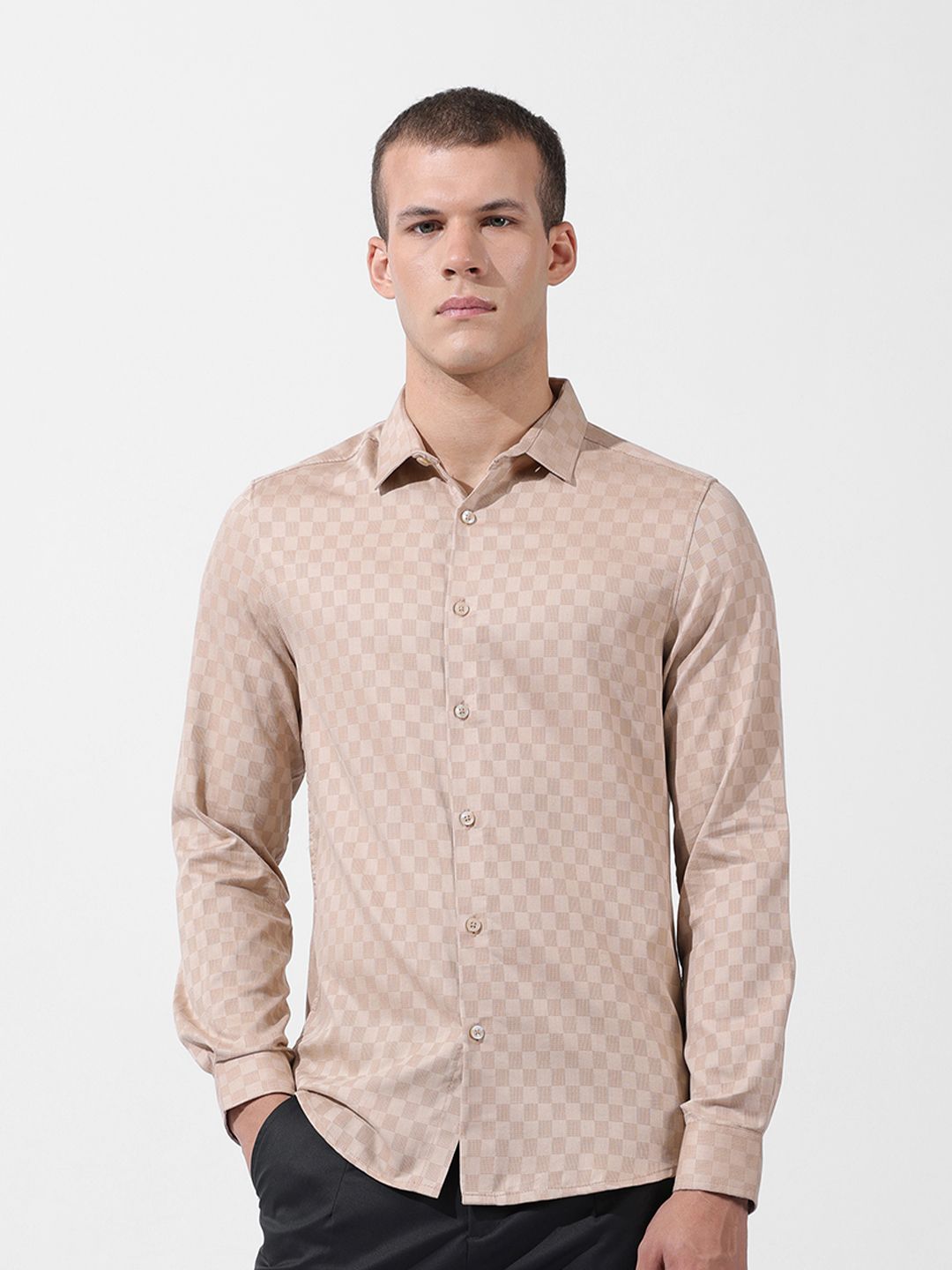 Verona Slim Fit Textured Casual/Formal Shirt - Multiple Colors