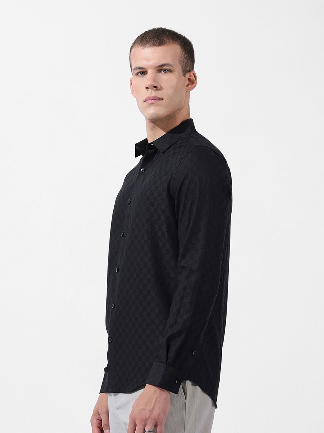 Verona Slim Fit Textured Casual/Formal Shirt - Multiple Colors