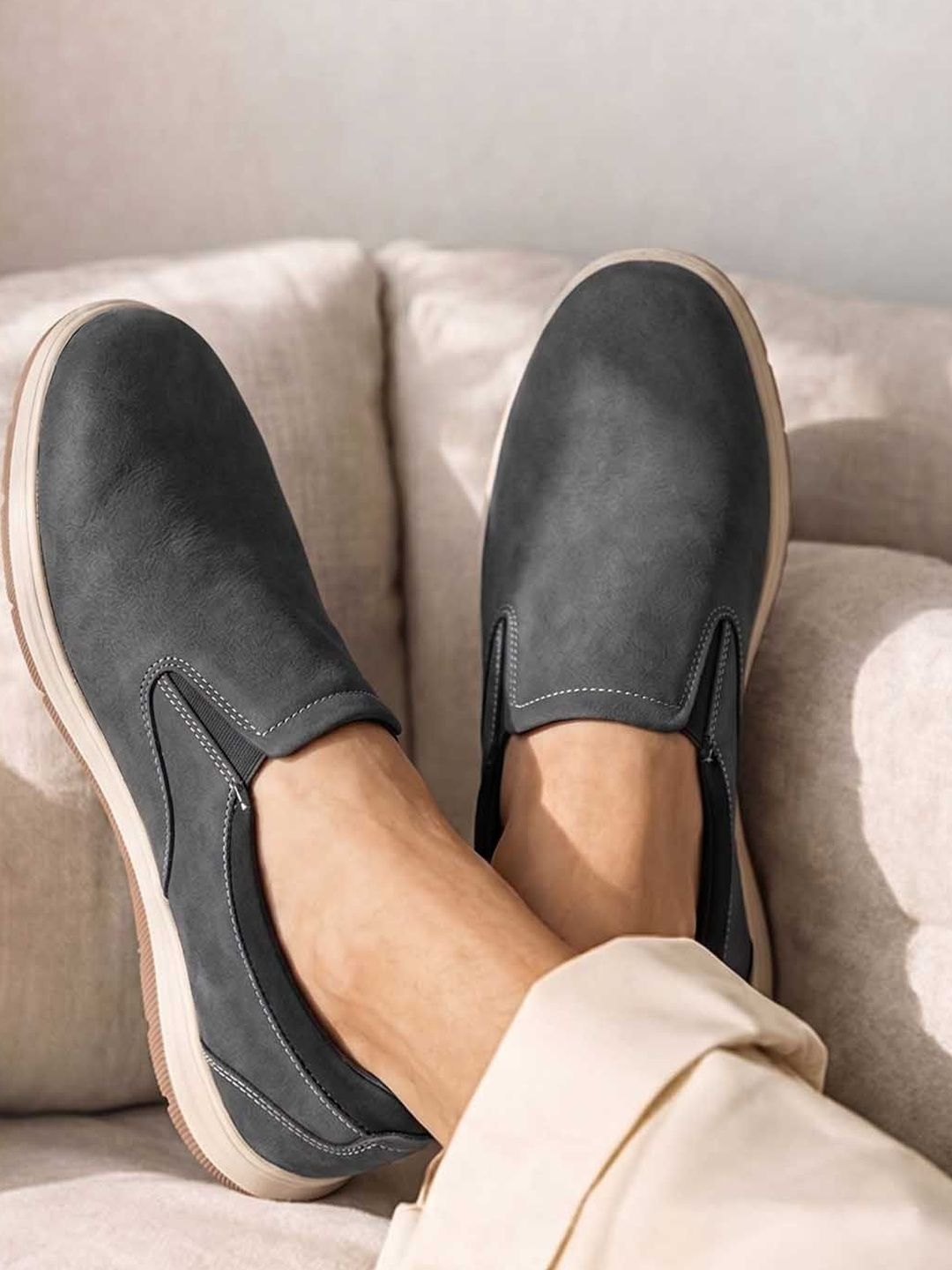 Venture Nubuck Leather Lightweight Loafers - Multiple Colors Available