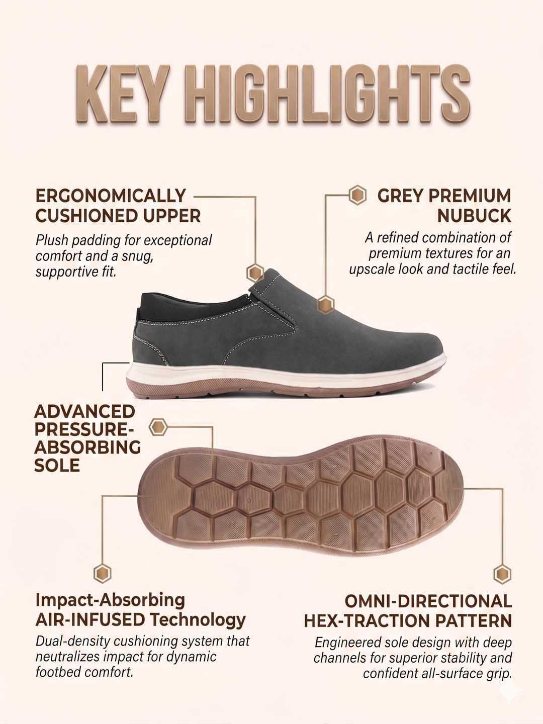 Venture Nubuck Leather Lightweight Loafers - Multiple Colors Available