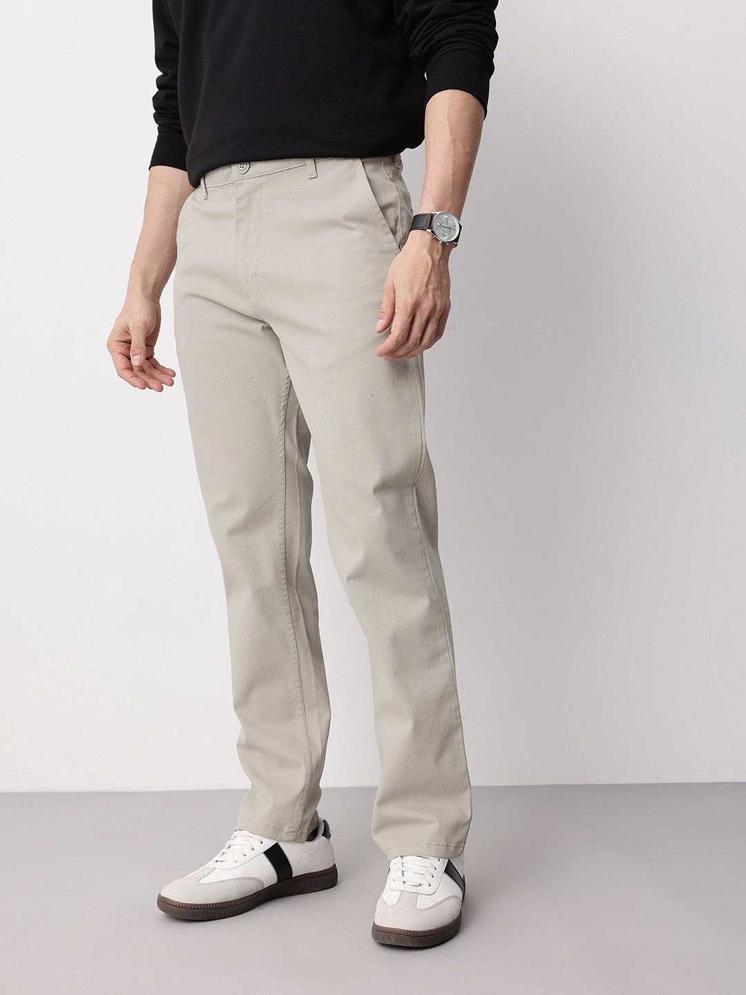 Chillin Regular Straight Fit Chino Pants - Multiple Colors