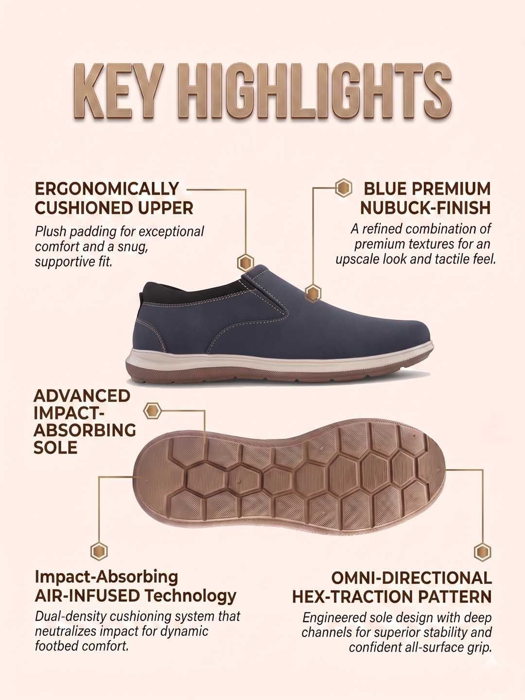 Venture Nubuck Leather Lightweight Loafers - Multiple Colors Available