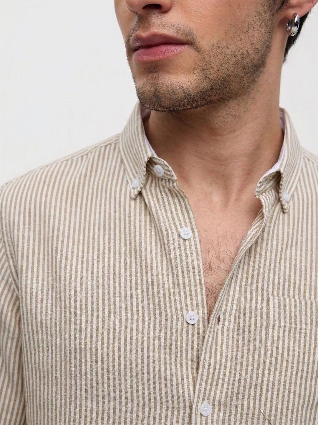 Sterling Striped Semi-Formal Men's Shirt - Multiple Colors Available