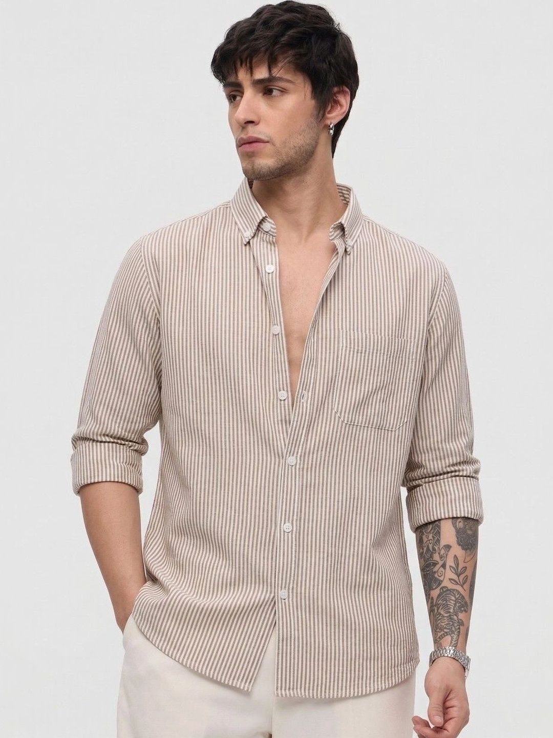 Sterling Striped Semi-Formal Men's Shirt - Multiple Colors Available