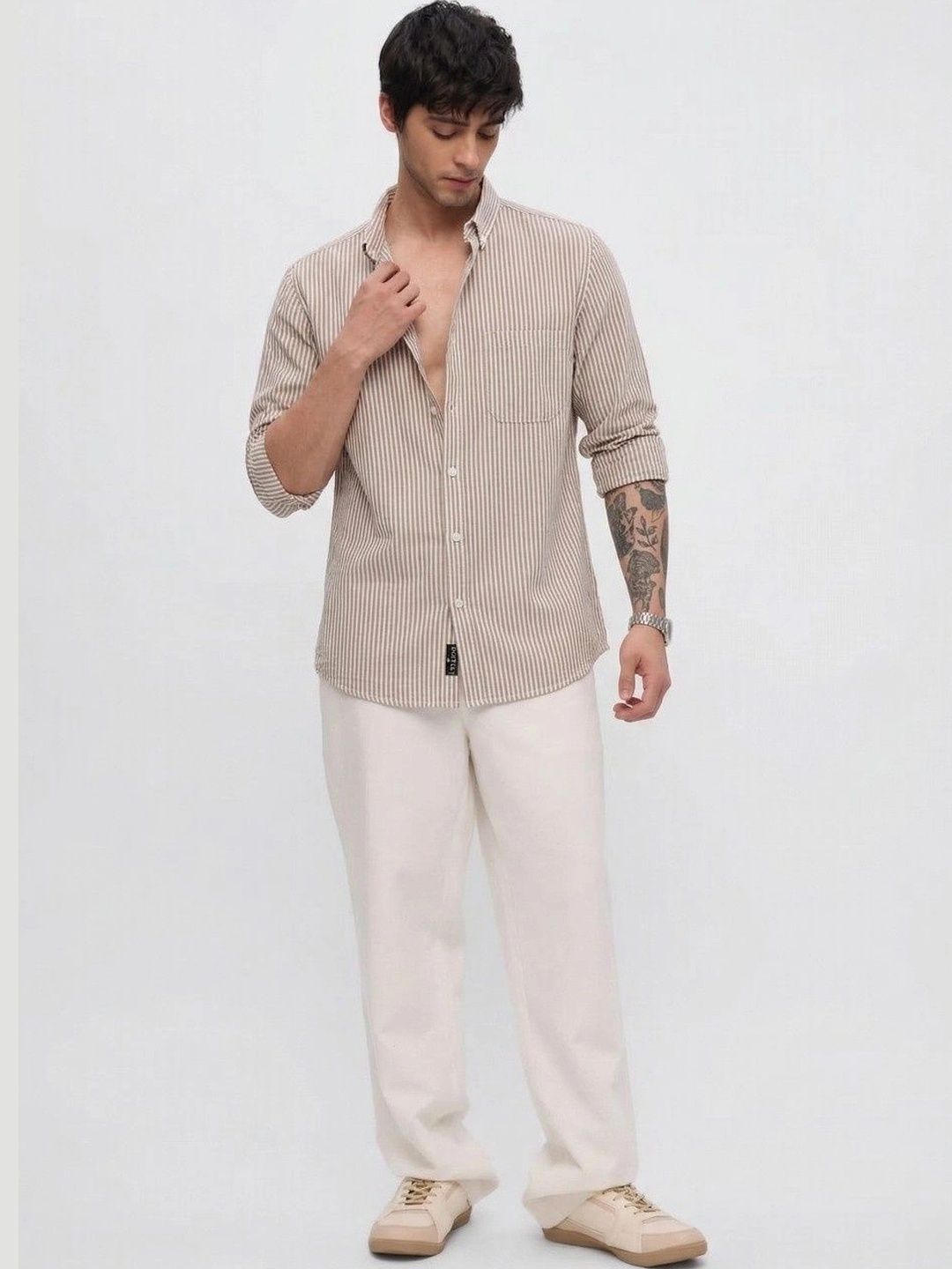 Sterling Striped Semi-Formal Men's Shirt - Multiple Colors Available