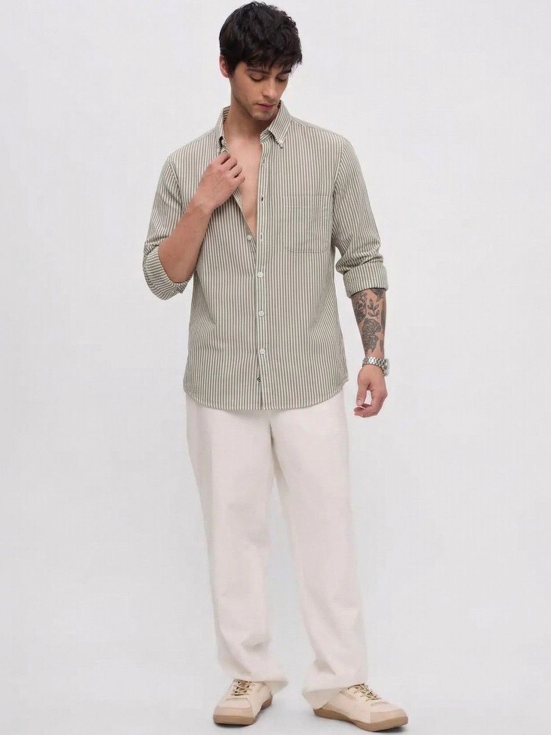 Sterling Striped Semi-Formal Men's Shirt - Multiple Colors Available