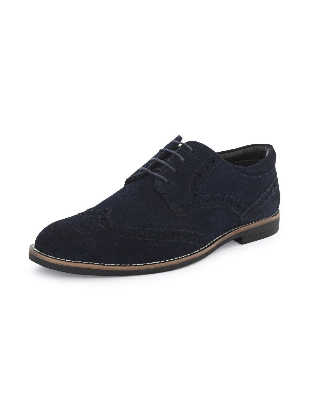 Ashford Everyday Suede Lace-Up Shoes - Navy Blue