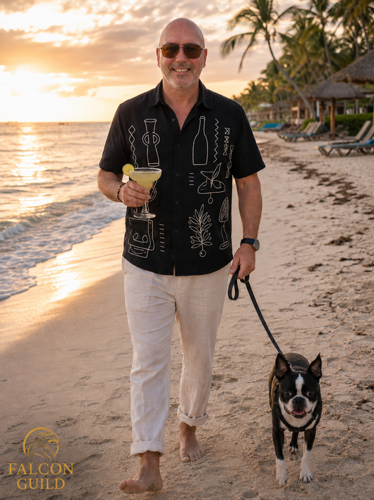 Falcon Guild-Men's Clothing-Shirts-Free Delivery-Formal-Casual-Holiday-Wedding-Solid-Printed-Striped-Cotton-Linen-Shirts-Apparel-Fashion-Accessories-Global International Shipping-USA-Canada