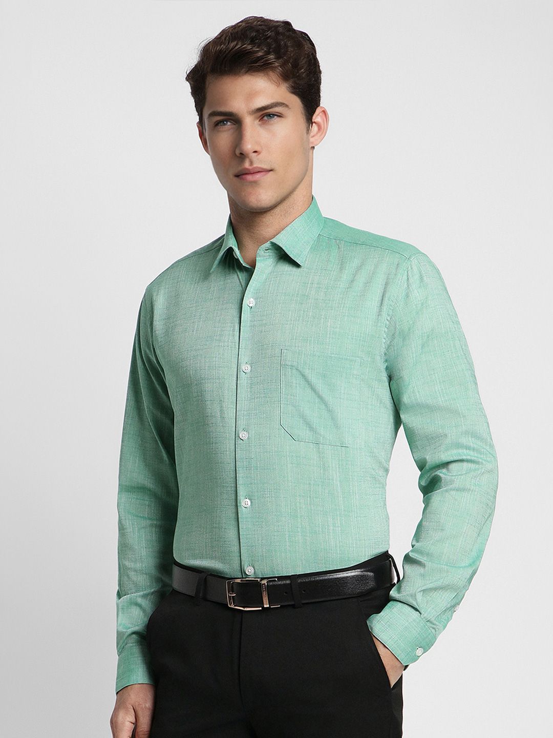Peterio Cross Hatch Cotton Formal Men's Shirt - Multiple Colors Available