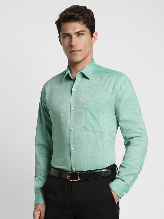 Peterio Cross Hatch Cotton Formal Men's Shirt - Multiple Colors Available