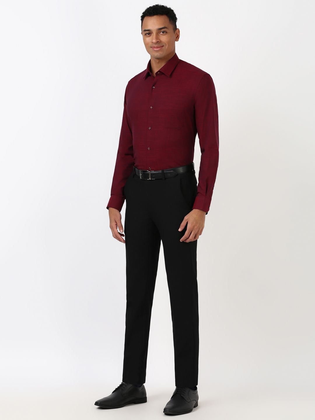 Peterio Cross Hatch Cotton Formal Men's Shirt - Multiple Colors Available