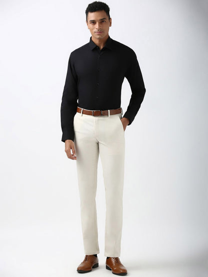 Peterio Cross Hatch Cotton Formal Men's Shirt - Multiple Colors Available