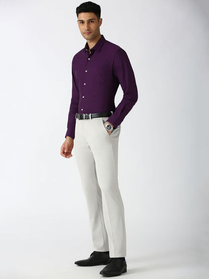 Peterio Cross Hatch Cotton Formal Men's Shirt - Multiple Colors Available
