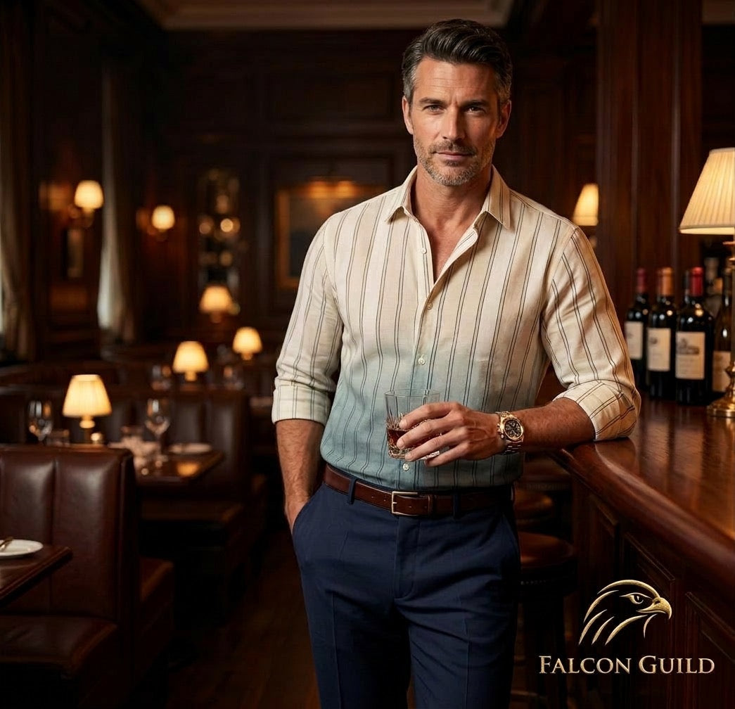Falcon Guild-Men's Clothing-Shirts-Free Delivery-Formal-Casual-Holiday-Wedding-Solid-Printed-Striped-Cotton-Linen-Shirts-Apparel-Fashion-Accessories-Global International Shipping-USA-Canada