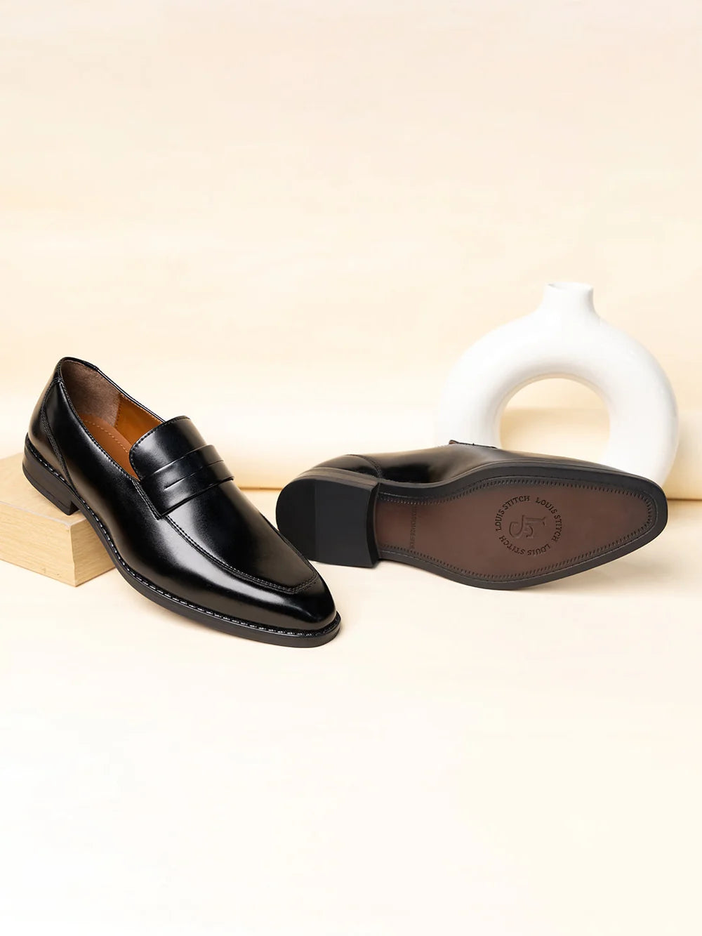 Monarch Leather Handcrafted Dual Tone Slip-On Shoes - Multiple Colors Available