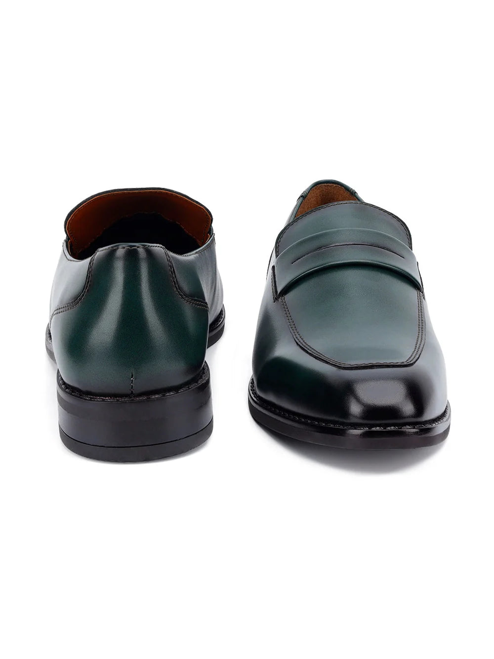 Monarch Leather Handcrafted Dual Tone Slip-On Shoes - Multiple Colors Available