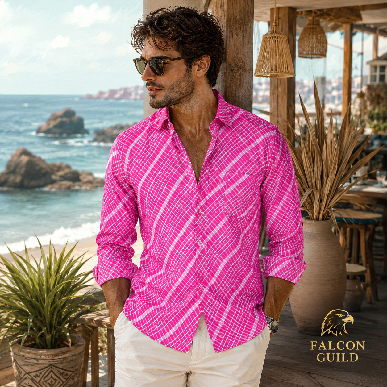 Averio Leheriya Printed Relaxed Fit Everyday Men's Shirt - Multiple Colors Available