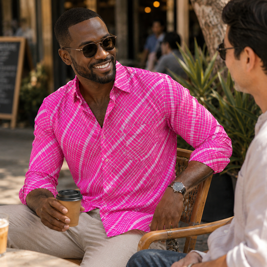 Averio Leheriya Printed Relaxed Fit Everyday Men's Shirt - Multiple Colors Available