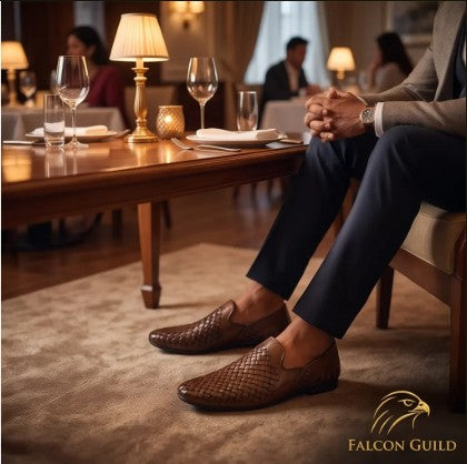 Dynasty Heritage Faux Leather Slip-On Loafers - Multiple Colors Available