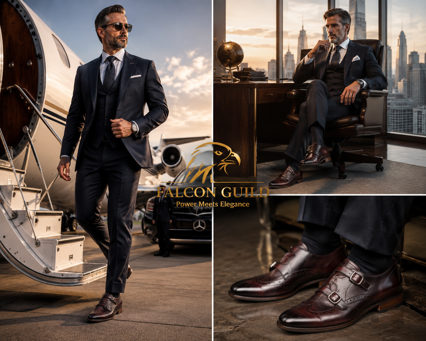 Regal Premium Leather Monk Formal Shoes - Brown